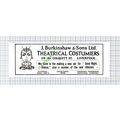 J Burkinshaw & Sons Ltd Theatrical Costumiers L...