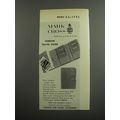 1953 Mark Cross Foreign Travel Guide Advertisement