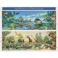 The World of Dinosaurs Sheet of Fifteen 32 Cent...