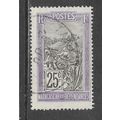 FRENCH MADAGASGAR 25c USED 1921 ? OPEN SEDAN TR...