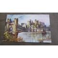 1908 fr Boots Postcard -Conway Castle, North Wa...
