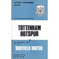 1971/72 Tottenham Hotspur / Spurs vs Sheff Unit...