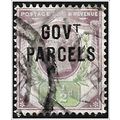 1887 Postage Stamps Overprinted "GOVT PA - 1½d ...