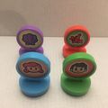 NEW Disney Little Mermaid Mini 1.5'' Stamps x 4