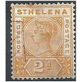 St Helena 1896 SG49 2d Orange-Yellow Fine Used.