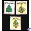 CANADA 1981 CHRISTMAS TREE SG 1023 / 1025 SET 3...