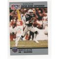 PRO SET 1990 Super Bowl Supermen card No.38 Mar...