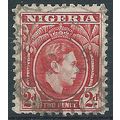 Nigeria 1944 SG52a 2d Rose-Red Fine Used....