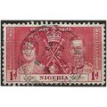 Nigeria 1937 SG46 1d Carmine Coronation Fine Us...