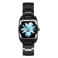 Fringe Flower Glyph Black Barrel Watch [38750847]