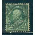 Used 279 1c Benjamin Franklin Fine M04602