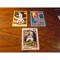 2018 Score/Playoff/Leaf, 3-RC Cards, BAKER MAYF...