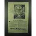 1922 American Seating Company Ad - Quigley Chapel
