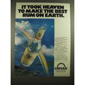 1980 Cruzan Rum Ad - It Took Heaven to Make the Best Rum on Earth