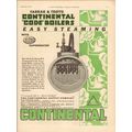 CONTINENTAL SUPPLY COMPANY 1931 Code Superheate...