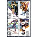 USA 1984, 14th Winter Olympic Games, Block of 4...