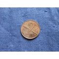 1958 SWITZERLAND 2 RAPPEN COIN.