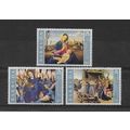 Antigua.1970 Christmas set of 3.Unmounted Mint....
