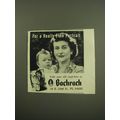 1949 Bachrach Photographer Ad - For fine portra...