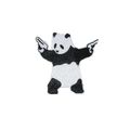 Gangster Panda Iron On Patch Embroidered Sew Ba...