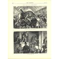 SALE OF A MENAGERIE - ELEPHANTS - LIONS 1872 VI...