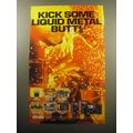 1994 Acclaim T2 Video Game Advertisement - Kick some liquid metal butt