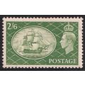 Great Britain KGVI 1951 2s6d Yellow-Green HMS V...