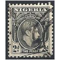 Nigeria 1938 SG52 2d Black Fine Used .