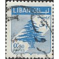 LEBANON, Cedar of Lebanon, blue 1958, piastre.5...