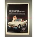 1978 Lancia Car Ad, Concept to Set Apart From C...