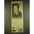 1963 WRAC Women's Royal Army Corps Ad - She made the choice - she's got a job