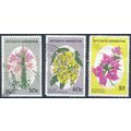 Flowers: 3 Values - Antigua & Barbuda 1993 - F ...