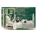 rp10528 - Young Girl in Bed with her Dolls - pr...