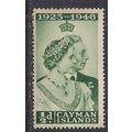 Cayman Islands 1948 KGV1 1/2d Green Silver Jubi...
