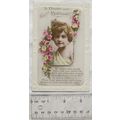 vintage postcard A Bright and Happy Birthday
