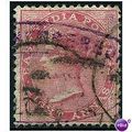 India 1865 SG65 8a Carmine Fine Used