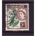 JAMAICA 1956 SG 163 3d MAHOE FINE USED