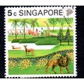 Singapore 1990 Tourism definitives 5c value, us...