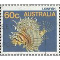AUSTRALIA, FISH, Lionfish, blue 1986, 60c, #2