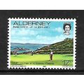 ALDERNEY 1983 SG A11 17p GOLF COURSE AND ESSEX ...