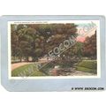 CT Meriden Postcard Scene In Brookside Park ct_...