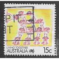 AUS 1988 15c 'LIVING TOGETHER - SPORT' FINE USE...