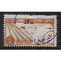 VENEZUELA 1937 5c BROWN FLIGHT BLUE FLIGHT SG47...