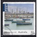 AUSTRALIA: 2025 WILLIAMSTOWN VIC, $3 USED INTER...