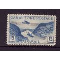 CANAL ZONE 1931 15c BLUE PANAMA CANAL SG 130 FI...