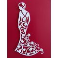 6 x Tonic Die Cuts Beautiful Bride