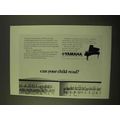 1970 Yamaha Piano Ad - Can Your Child Read?