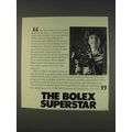1977 Bolex 5122 Movie Camera Ad - Superstar