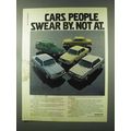 1980 Volvo Ad - DL Sedan, GLE, GT, Bertone Coupe