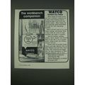 1989 Watco Danish Oil Finish Ad - The workbench...